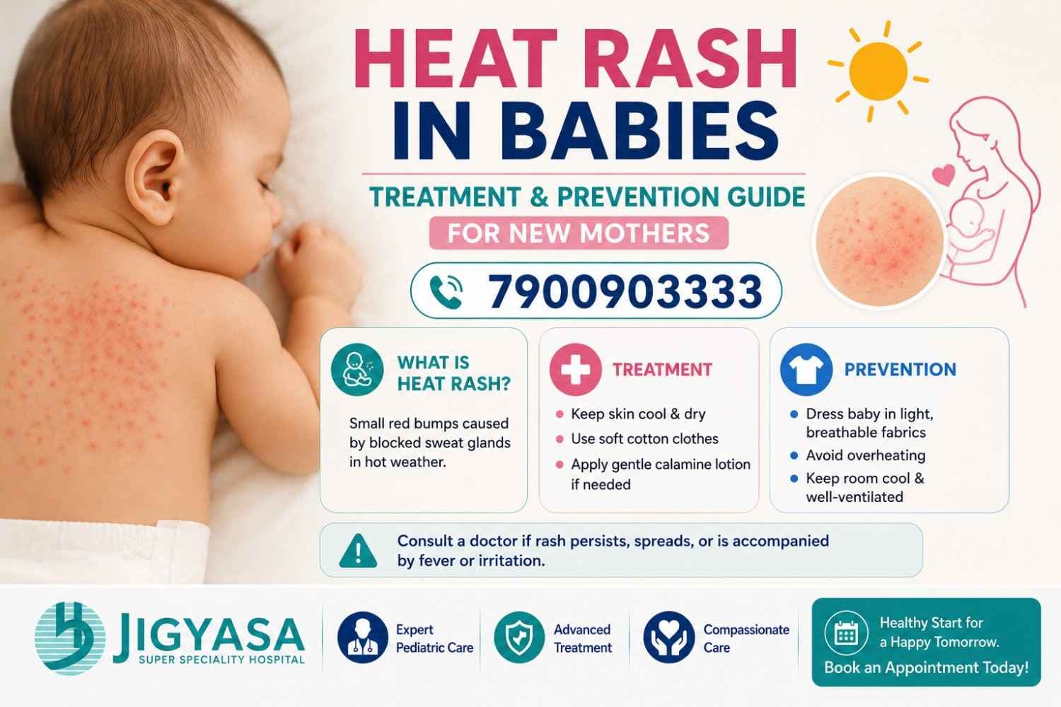 Heat Rash in Babies — Treatment & Prevention Guide for New Mothers