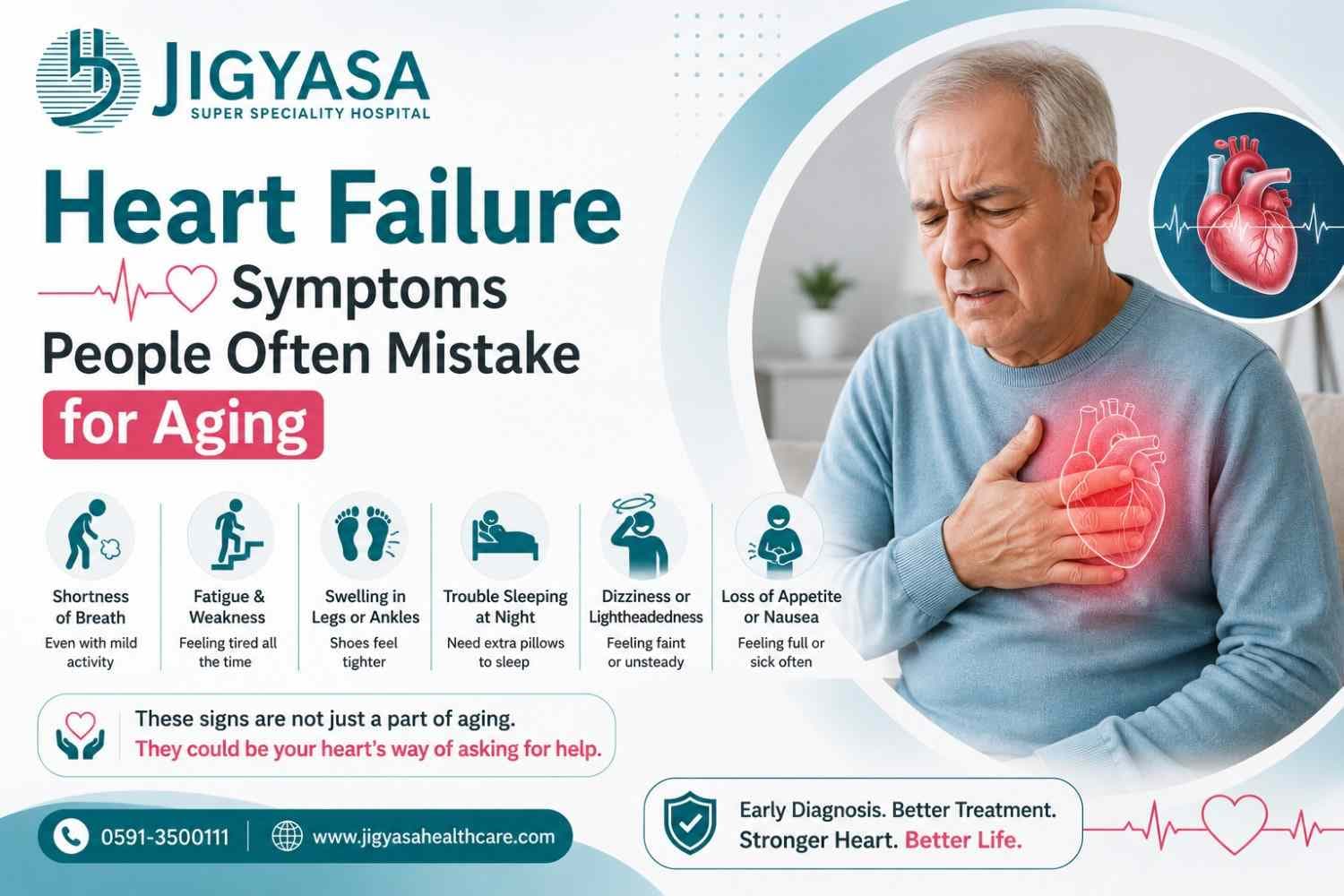 Heart Failure Symptoms People Often Mistake for Aging